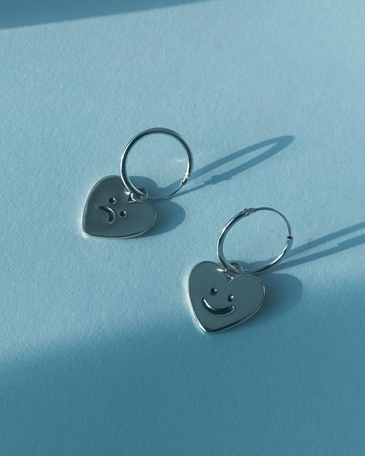 happy heart (silver)