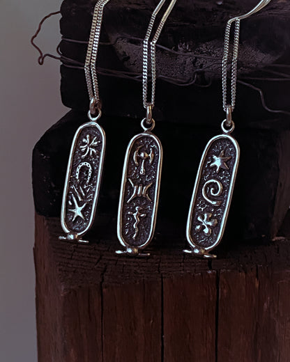 breathe - cartouche (silver)