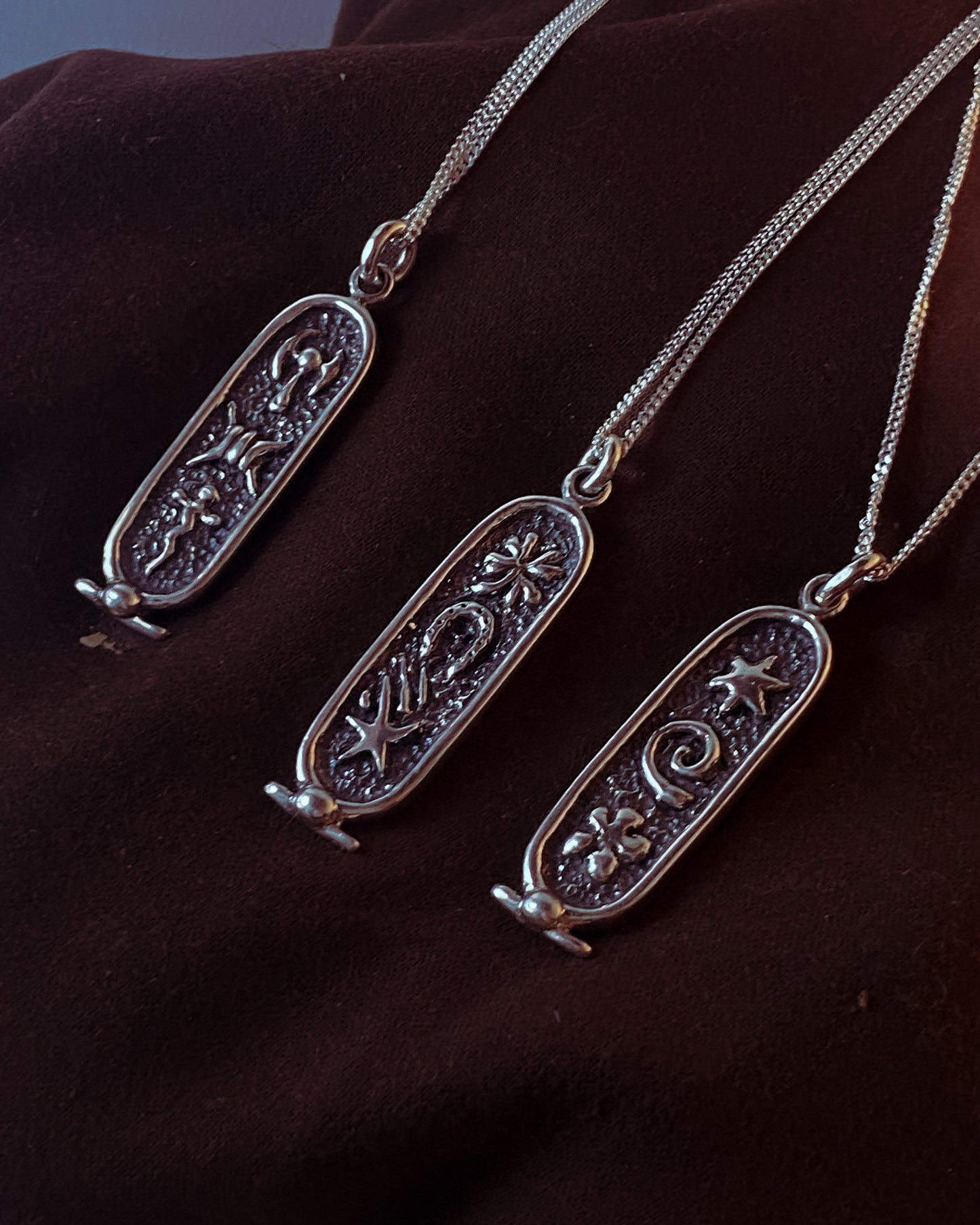 breathe - cartouche (silver)