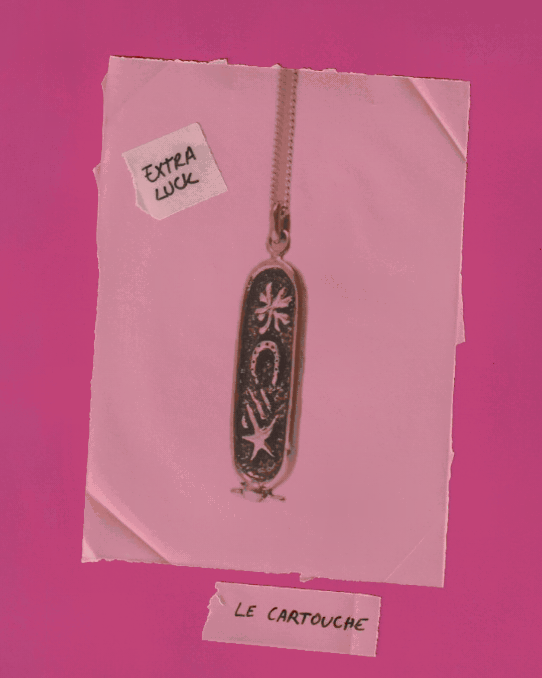 extra luck - cartouche (gold-plated)