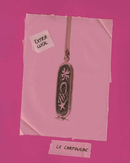 extra luck - cartouche (gold-plated)