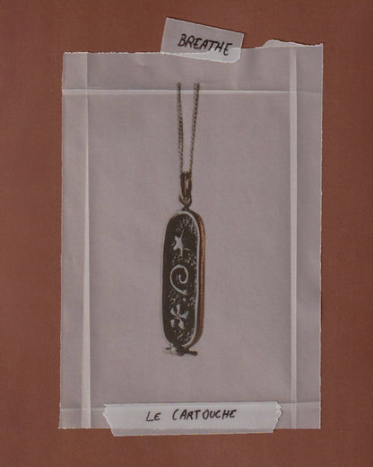 breathe - cartouche (gold-plated)