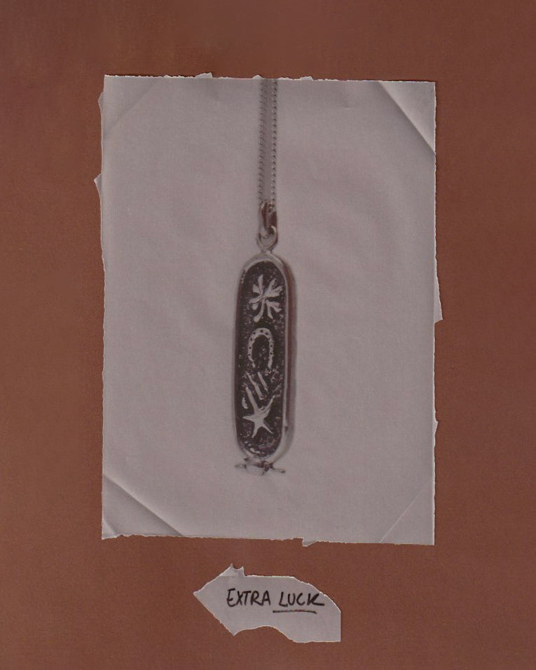 extra luck - cartouche (gold-plated)