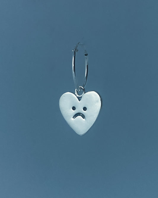 gumpy heart (silver)